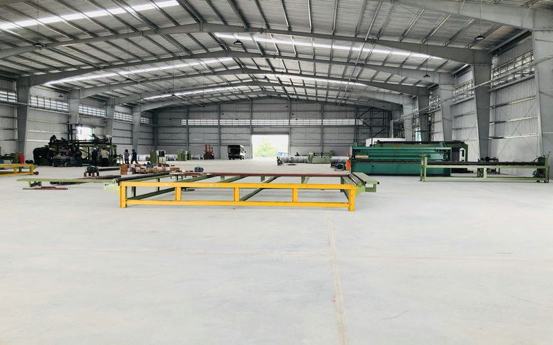 Jiangyin Sunrich Machinery Technology Co., LTD dây chuyền sản xuất nhà máy