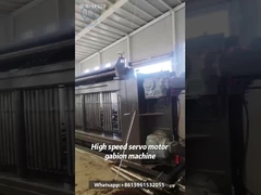 Máy lưới đá thông minh Servo đang vận hành | Ổn định mái dốc & Kiểm soát lũ lụt