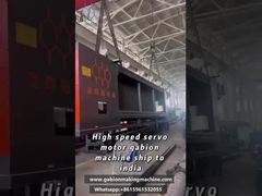 Khách hàng Ấn Độ vận hành Máy lưới đá Gabion tốc độ cao | Dự án bảo vệ bờ sông