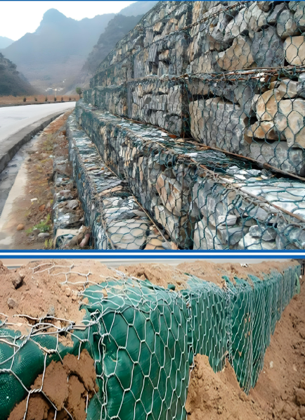 Blog công ty mới nhất về Ứng dụng điển hình của máy dệt lưới Gabion trong dự án bảo tồn nước và đường cao tốc