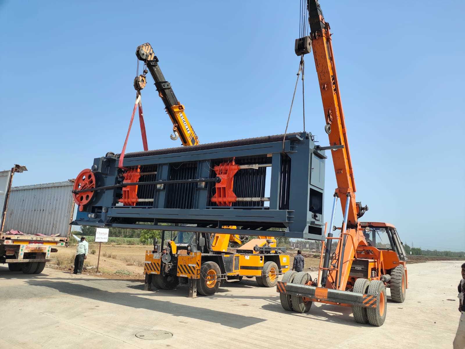 Blog công ty mới nhất về Heavy Duty Gabion Mesh Machine Successfully Exported to India