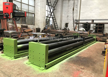 Galvanised Gabion Machine Steel Material Double Twist For 1.6 - 3.2mm Wire Diameter