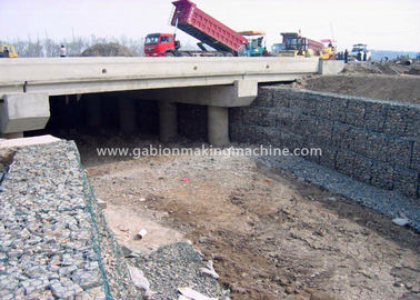 Galvanized Gabion Box / Gabion Wall Baskets For Strengthening Soil Structure