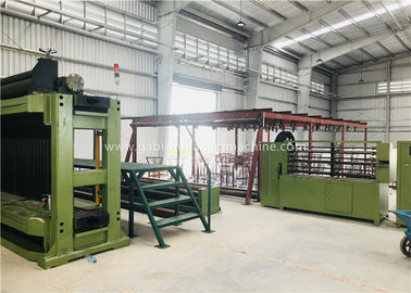 3 Twist Galvanized Wire Machine , Heavy Duty Gabion Box Machine For Apartment