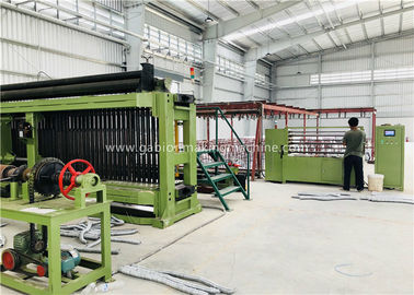 Galvanised Gabion Machine 3300mm Width Heavy Duty Hexagonal Wire Machine