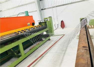 Heavy Duty Hexagonal Wire Netting Machine Width 2200mm 3kW For Gabion Mesh