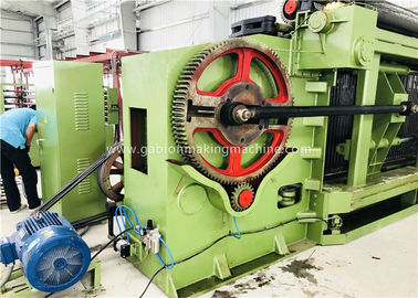 Heavy Reverse Twisted Hexagonal Wire Mesh Machine / Gabion Making Machine