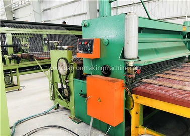 Green Gabion Wire Mesh Machine 5300mm Max. Netting Width For Slope Revetment