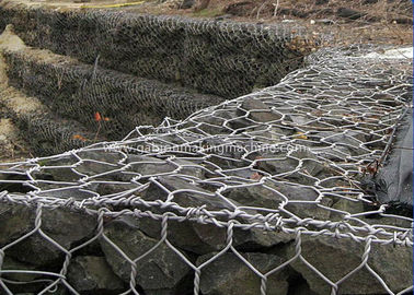 Hexagonal Gabion Box Bridge Protection With Hot Dipped Galvanized Wire