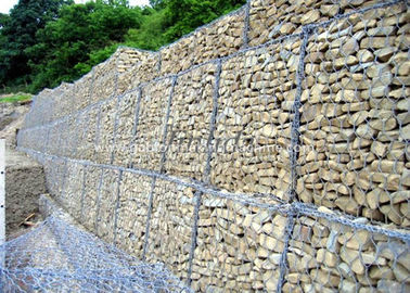 Mua Rust Proof Gabion hộp mạ kẽm nhúng nóng Dây thép carbon thấp Gabion lưới lồng sản xuất trực tuyến