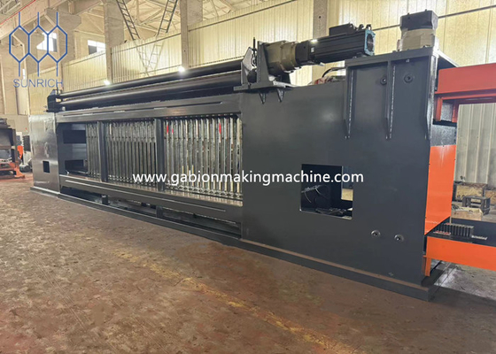 Mua 88x110mm Mesh Size Gabion Box Machine cho Xây dựng hạng nặng và Capacity trọng lượng 15T-18T sản xuất trực tuyến