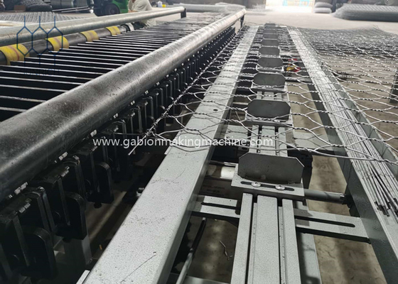 Máy đóng gói cạnh hộp Gabion 80x100mm để xoắn đôi với hộp số hạng nặng