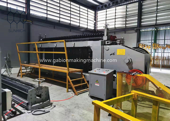 Đáng tin cậy 110x130mm kích thước Gabion Mesh Machine cho các dự án xây dựng