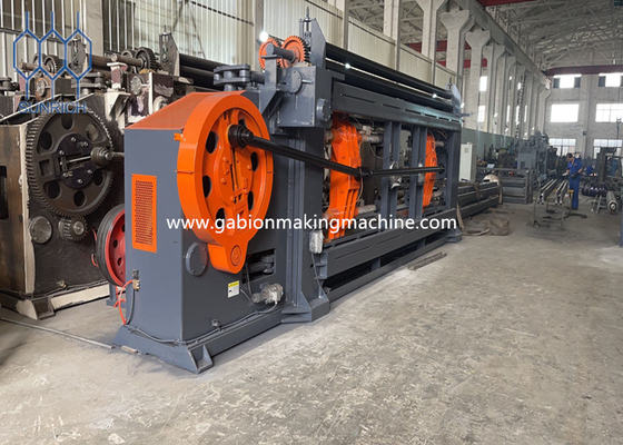 2.0-4.0mm sợi thép galvanized Double Twist Hexagonal sợi thép galvanized Gabion Box Machine