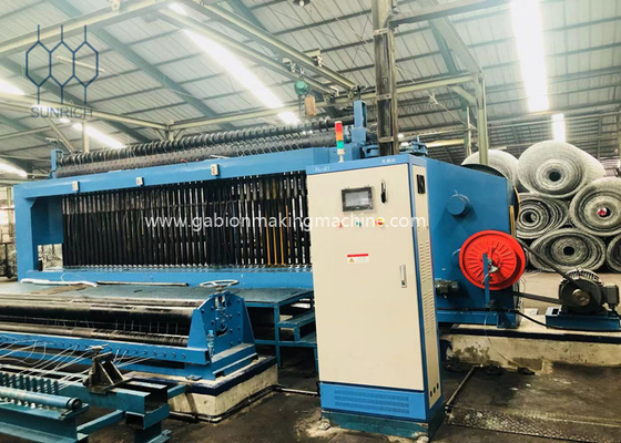 30KW Heavy Duty Gabion Box Machine cho 4.0mm Sắt thép dây dệt