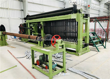 Máy cuộn dây hoàn toàn tự động, Máy lưới Gabion 100x120mm Điều khiển PLC Cài đặt đơn giản