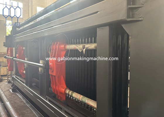 Đường kính dây có thể tùy chỉnh 1.6mm-4.0mm Gabion Machine Mesh Kích thước 105x125mm