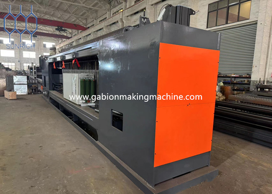 GI dây Gabion Machine High Output hệ thống điều khiển động cơ servo