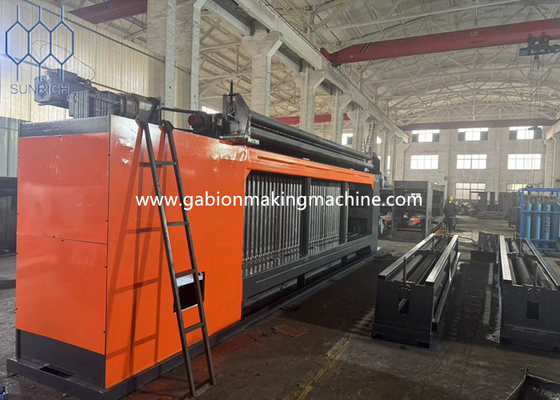 Đường dây máy Gabion hoàn toàn tự động từ thẳng sợi đến đóng gói -6 mm Capacity Wire