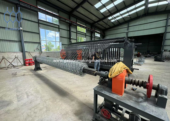 Đường dây sản xuất máy hộp Gabion hoàn toàn tự động cho sông Revetment & bảo vệ dốc